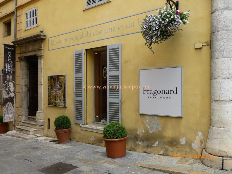 Entrada da Perfumaria Fragonard, em Grasse.