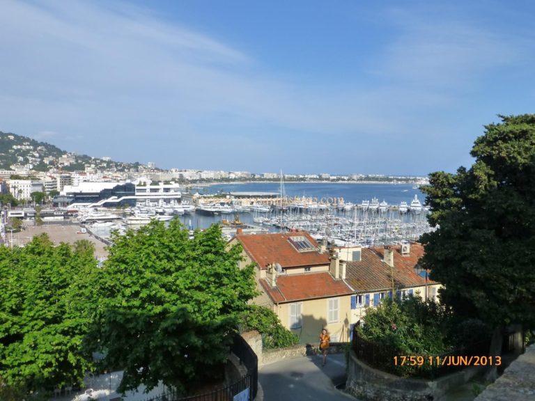 Vista parcial de Cannes.,