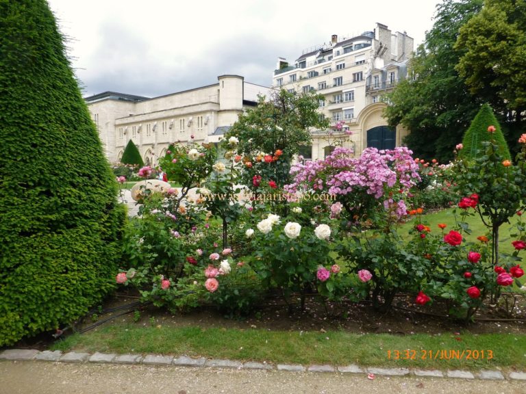 Museu Rodin em Paris - jardim.