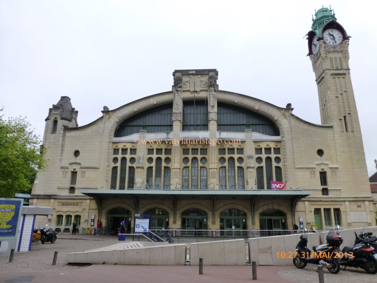 Estação de trem de Rouen.