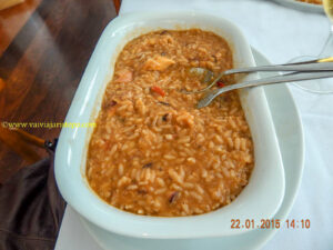 O Arroz de Polvo, antes da primeira e decepcionante garfada.