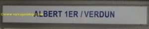 Pnto de ônibus da Place Albert 1er/Verdun.