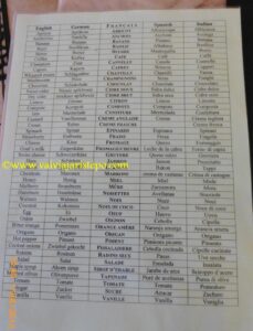 Menus só de crepes salgados.