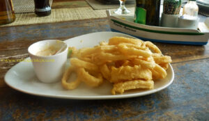 As lulas à milanesa estavam, como sempre, divinas.