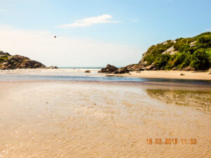 Foto que eu mesma saquei de dentro do rio, na maior moleza.