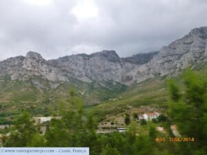 Passe Gineste. Caminho alternativo para Cassis.