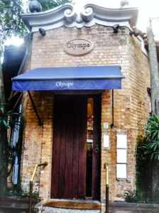 Olympe, na Lagoa Rodrigo de Freitas.