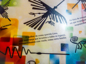 No jogo americano, palavras carinhosas de alto-astral referentes à capital do Peru e à chegada do Lima ao Rio. Muito interessante.
