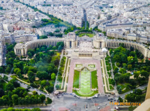 Pallais de Chaillot e Jardins du Trocadéro.