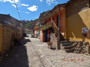 Rua de Ollantaytambo.