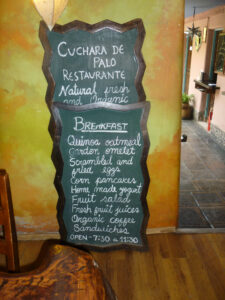 Idéia original para apresentar o cardápio.