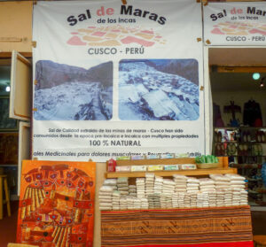 SALINAS de MARAS - Sal extraído da terra.