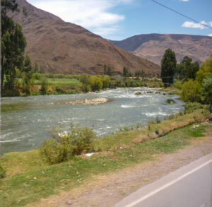 A caminho de Ollantaytambo.