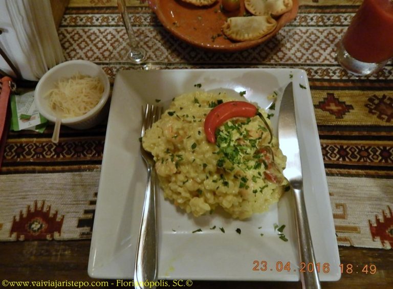 E o de frutos do mar é para lamber os beiços.