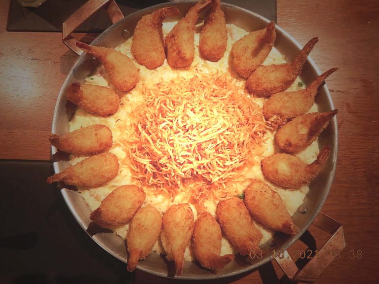 Camarão Coco Brasil para 6 pessoas.